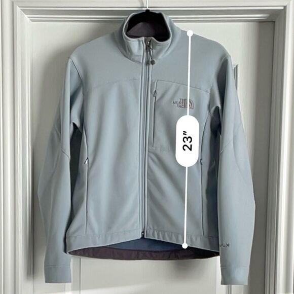 The North Face Women's Apex Light Blue Jacket Size S - Picture 3 of 9